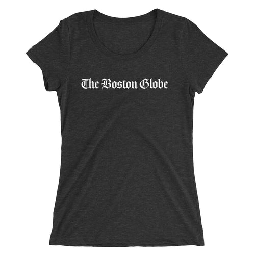 Ladies' short sleeve Boston Globe Logo t-shirt